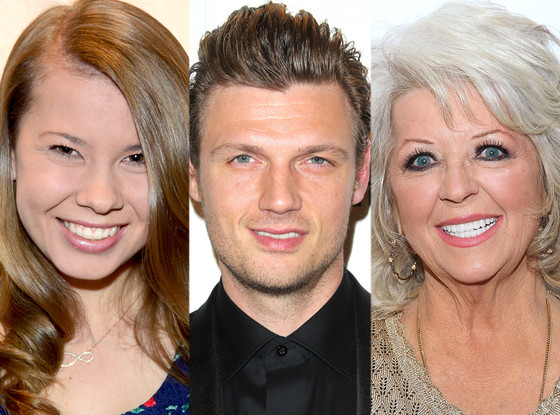 Nick Carter, bindi Irwin, Paula Deen Nick Carter, bindi Irwin, Paula Deen